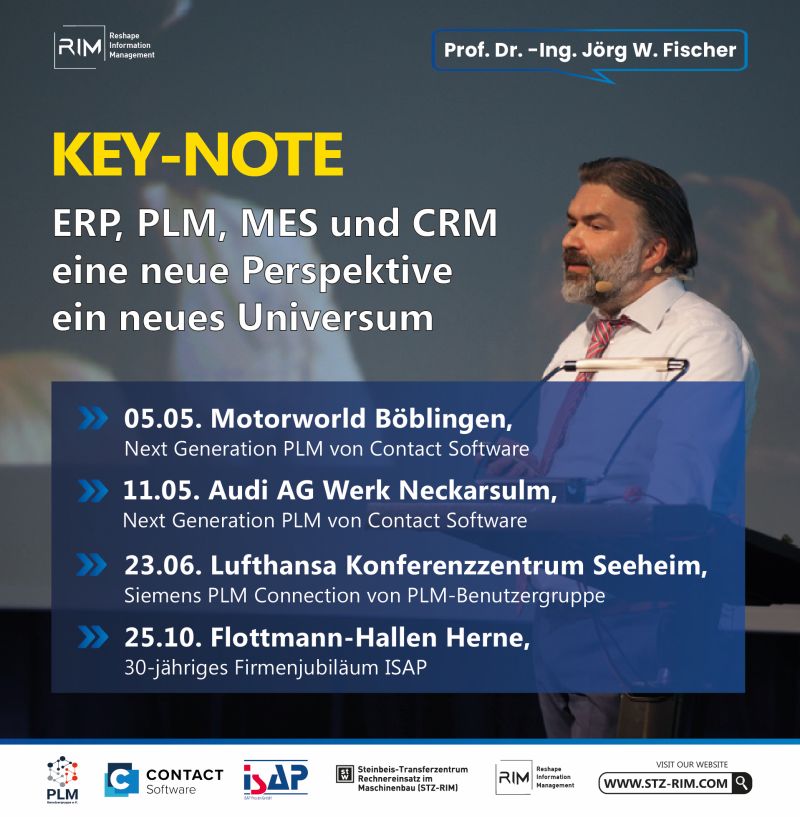 Key Note Erp Plm Mes Und Crm Eine Neue Perspektive Ein Neues